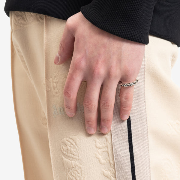 Chrome Hearts Scroll Band Ring in Sterling Silver