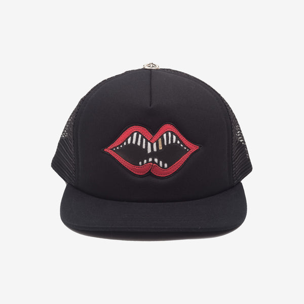 Chrome Hearts Mattyboy Chomper Trucker Cap in Black