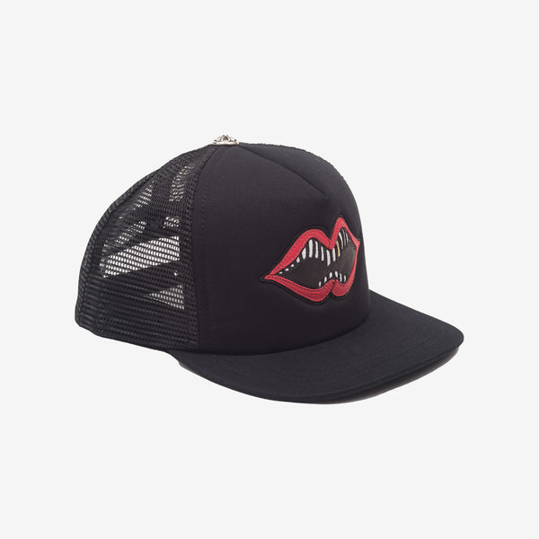 Chrome Hearts Mattyboy Chomper Trucker Cap in Black