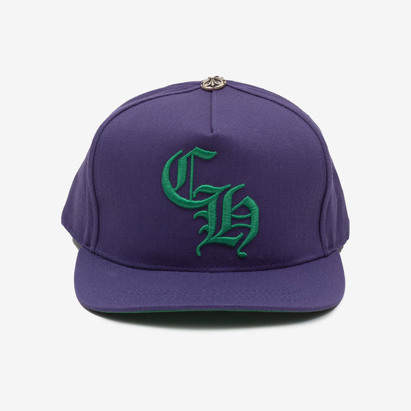 Chrome Hearts CH Denim Baseball Cap in Purple