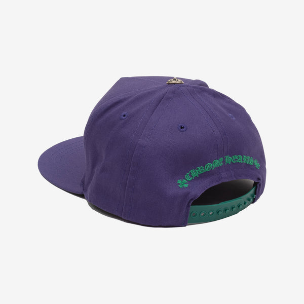 Chrome Hearts CH Denim Baseball Cap in Purple