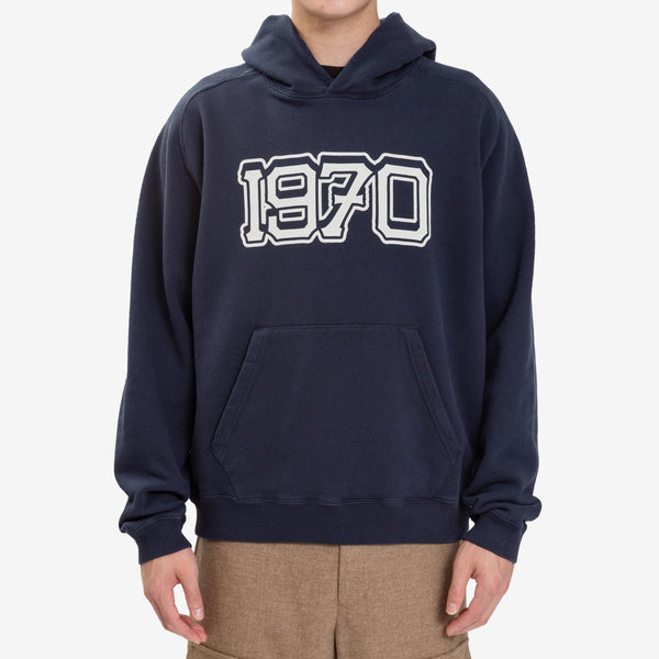 KENZO Mens 1970 Hoody in Midnight Blue