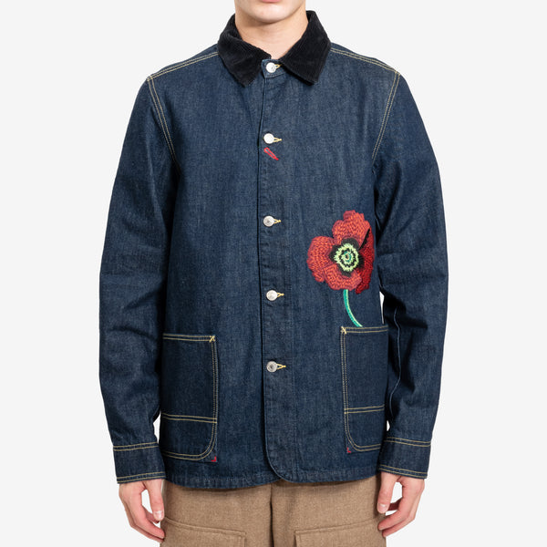 KENZO - Poppy Workwear Denim Jacket in Ink