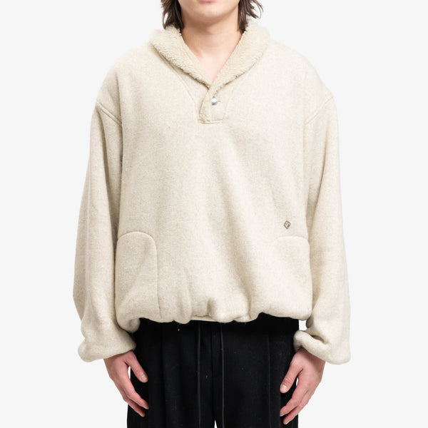 Children of the Discordance Sweatshirt Oversized Boa Sweater in Beige