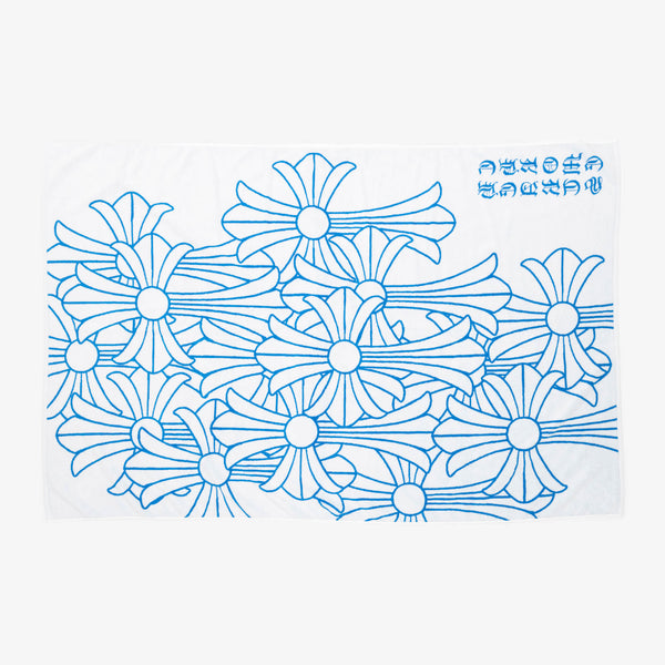 Chrome Hearts CH Plus Horseshoe Bath Towel in Black