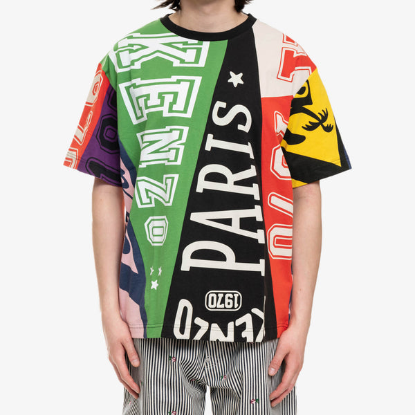 KENZO - Kenzo Flags Oversize T-Shirt in Multicolor