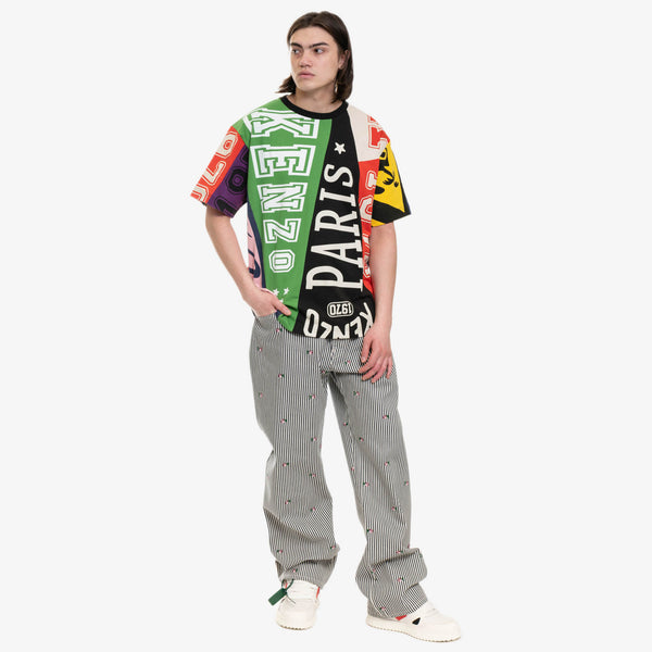 KENZO - Kenzo Flags Oversize T-Shirt in Multicolor