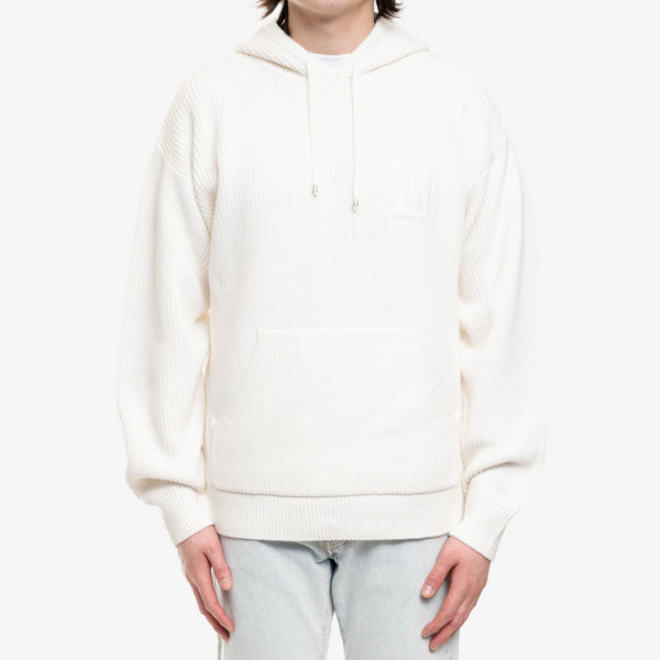 Drôle de Monsieur Mens La Maille Capuche in Cream