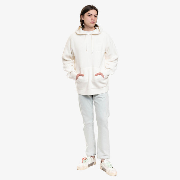 Drôle de Monsieur Mens La Maille Capuche in Cream