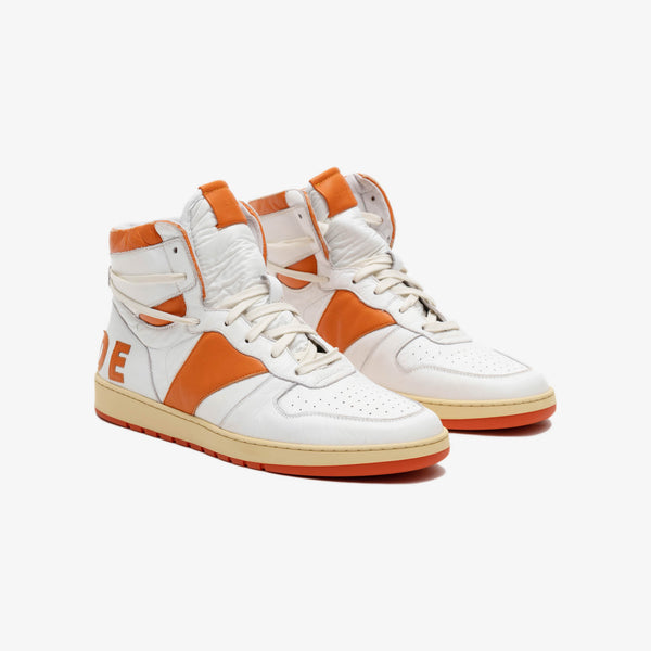Rhude Shoes Rhecess Hi Sneakers in Orange