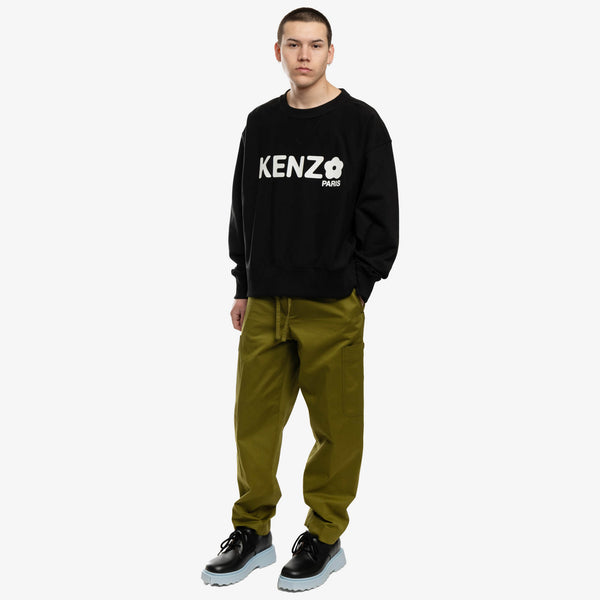 KENZO Mens Cargo Jogging Pants in Khaki