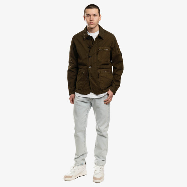 C.P. Company Coat for Men Mais B Field Jacket in Ivy Green