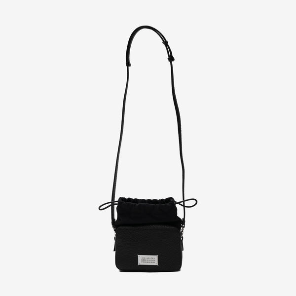 Unisex Maison Margiela Black 5AC Crossbody Camera Bag 