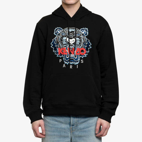 KENZO Mens Classic Tiger Hoody in Black