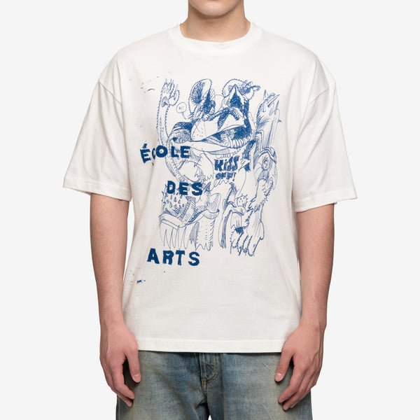 Dom Rebel - Grimey T-Shirt in Ivory