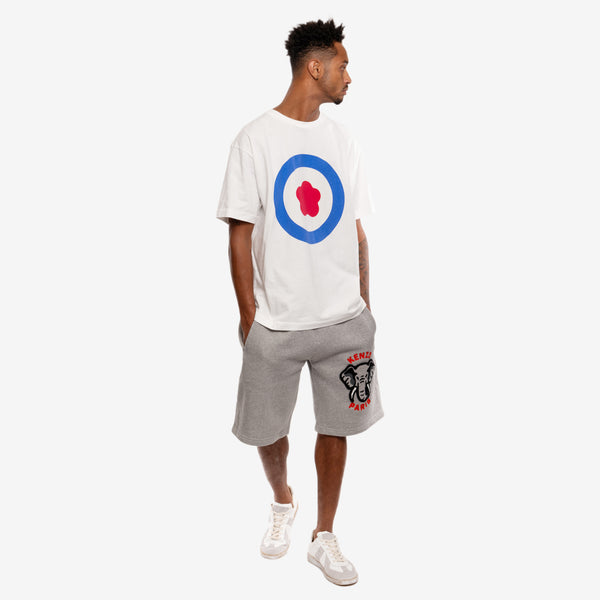 KENZO Mens Kenzo Target Oversize T-Shirt in Off White