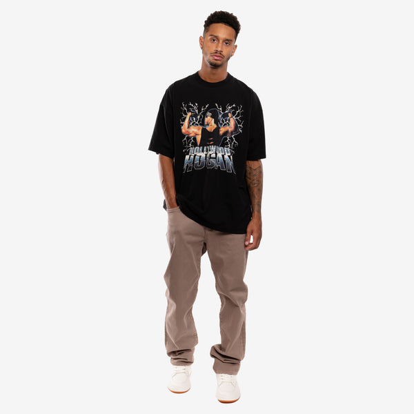 Dom Rebel - Hulk Hogan Vintage Crystal T-Shirt in Black