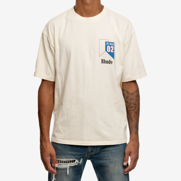 Rhude - Rhude 02 T-Shirt in Vintage White