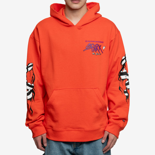 Chrome Hearts Men's Mattyboy Sadistic Lipstick Hoody in Red