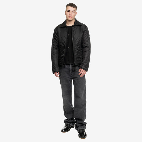 Maison Margiela MM6 Mens Lightweight Padded Sport Jacket in Black