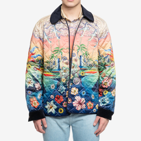 Mens Casablanca Coat L'envol Quilted Hunting Jacket