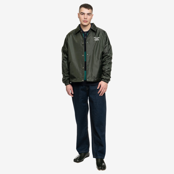 Drôle de Monsieur - La Veste Polaire Slogan in Khaki