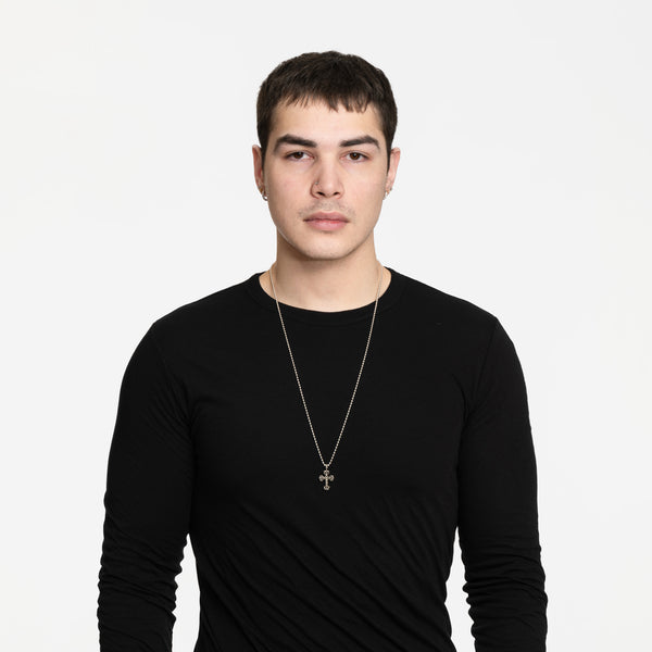 Chrome Hearts Small Filigree Cross Pendant