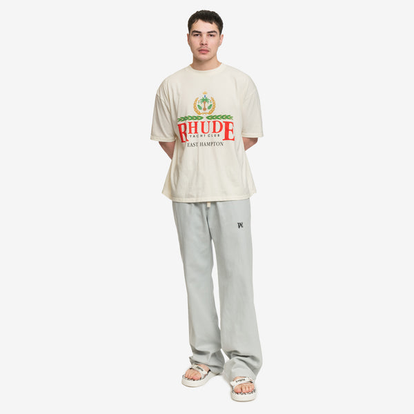 Rhude Tee East Hampton Crest T-Shirt in Vintage White