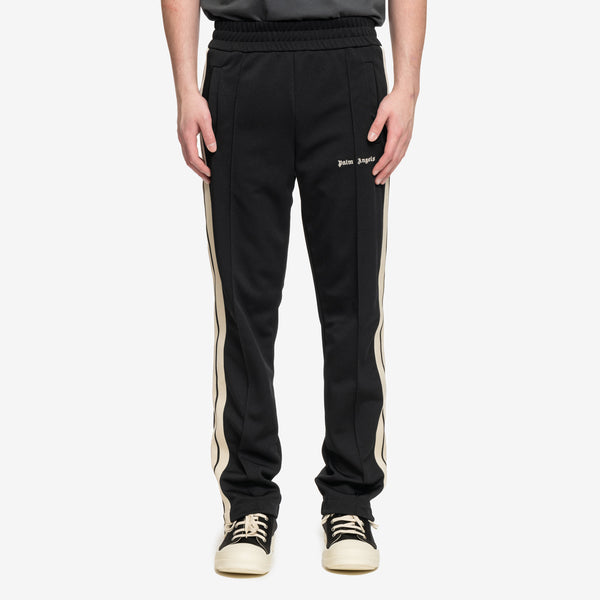 Palm Angels Mens Classic Logo Track Pants in Black