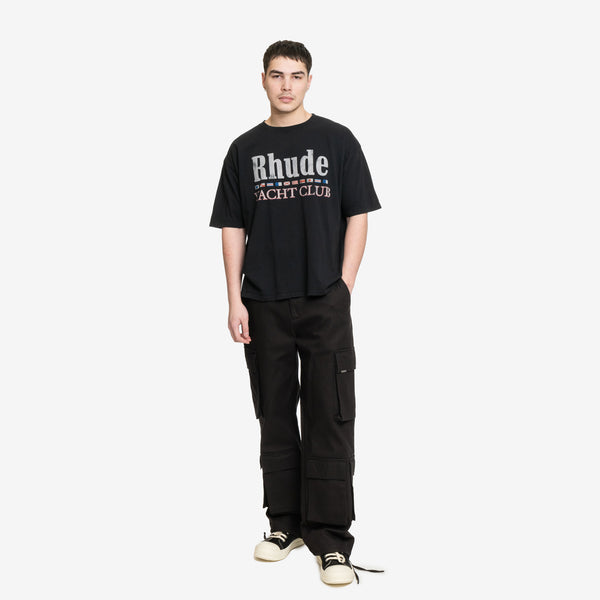 Rhude Tee Rhude Flag T-Shirt in Vintage Black
