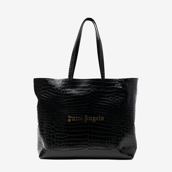 Palm Angels Tote Bag Palm Medium Shopping Bag in Black