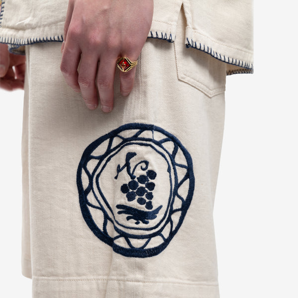 Women and Men Casablanca Gold Plated Crystal Ring in Red