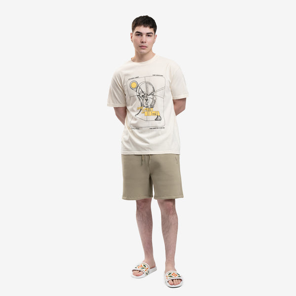 AMI Paris Sweats for Men Ami de Coeur Shorts in Sage