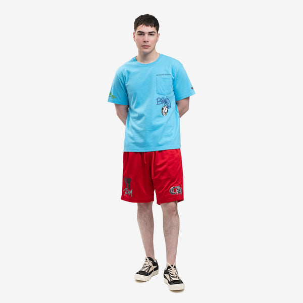 Chrome Hearts Men's Mattyboy Brain New T-Shirt in Blue