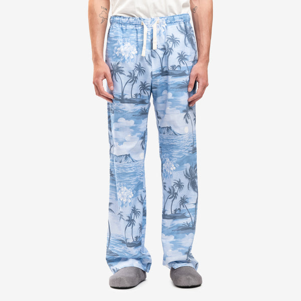 Palm Angels Sunset Loose Pants in Indigo Blue