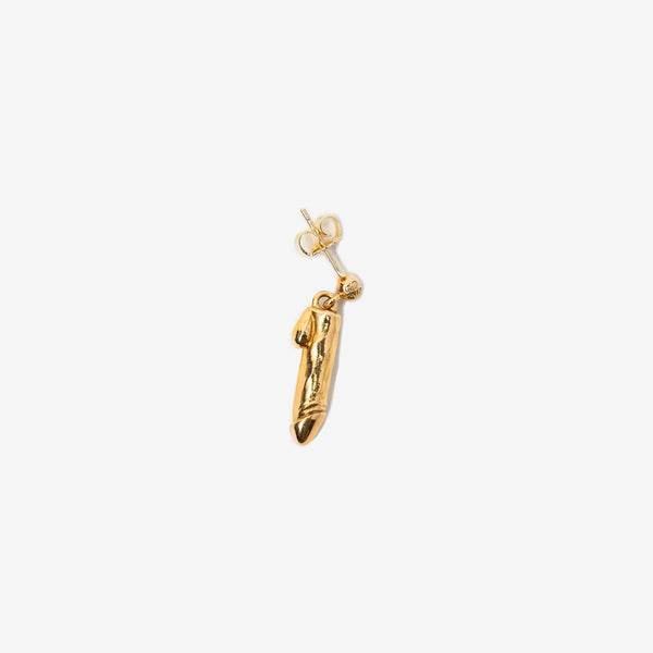 Chrome Hearts - 22K Gold Penis Drop Earring