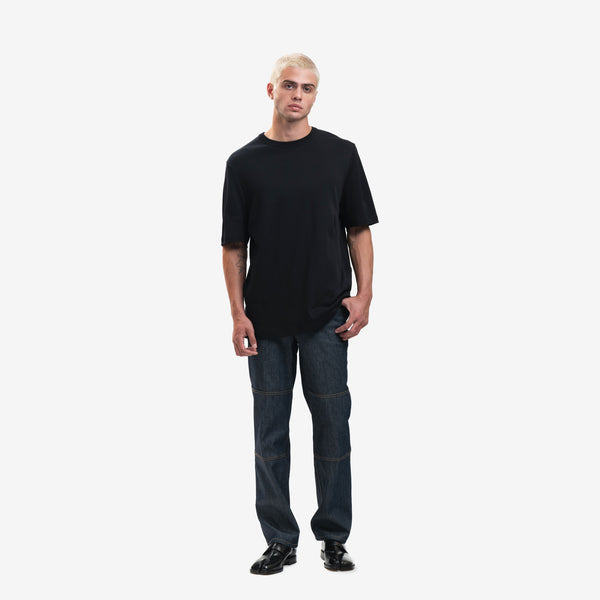 Mens Helmut Lang Tee Apex Oversize Everyday T-Shirt in Black