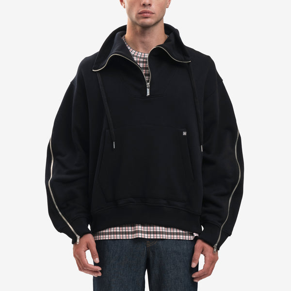 Mens Helmut Lang Suitcase Pullover Sweatshirt in Black
