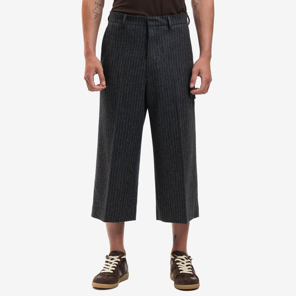 AMI Paris Brand Shorts  for Men Military Bermuda Shorts in Dark Grey