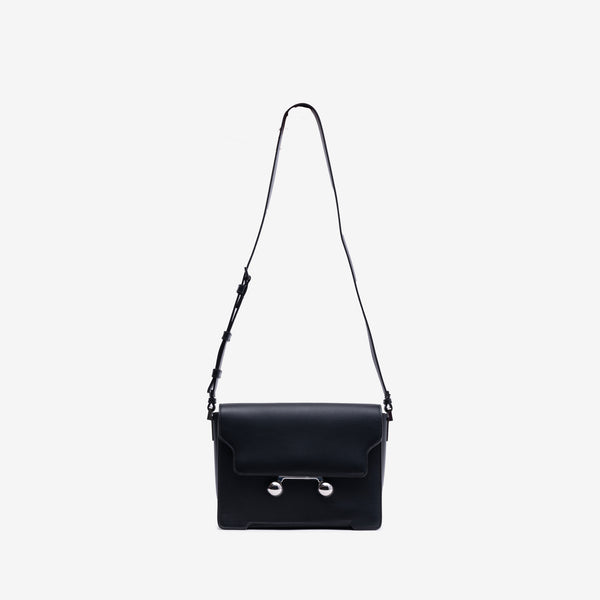 Women and Men MARNI Trunkaroo Medium Shoulder Bag in Black