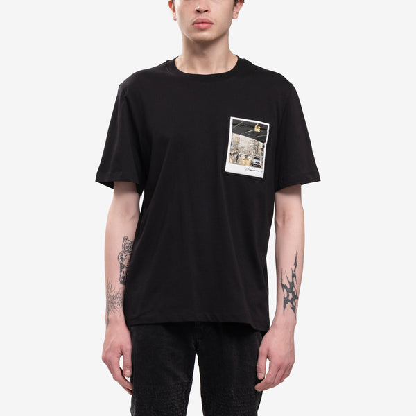 Helmut Lang Tee Overpass Postcard Pocket T-Shirt for Men