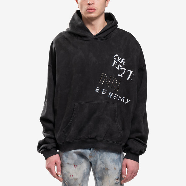 RRR123 - Rivington Roi Rebis Mens Inri CVA Hoodie in Black