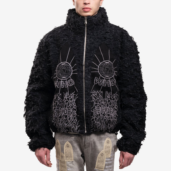 Mens Who Decides War Husk Down Jacket in Coal