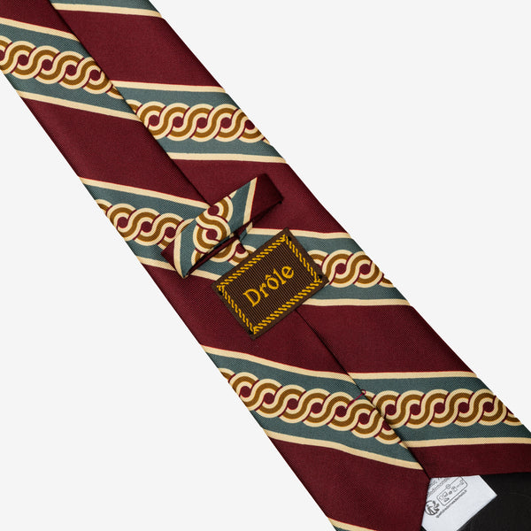 Mens Drôle de Monsieur La Cravate Tresses in Bordeaux
