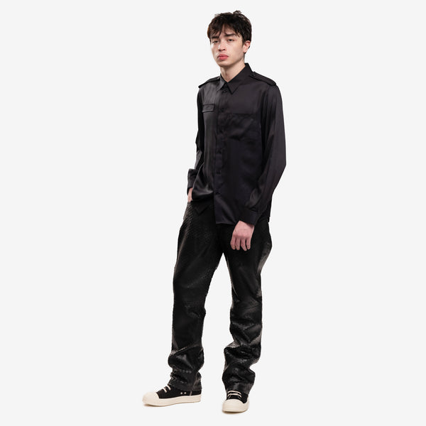 Helmut Lang - Epaulette Shirt in Black