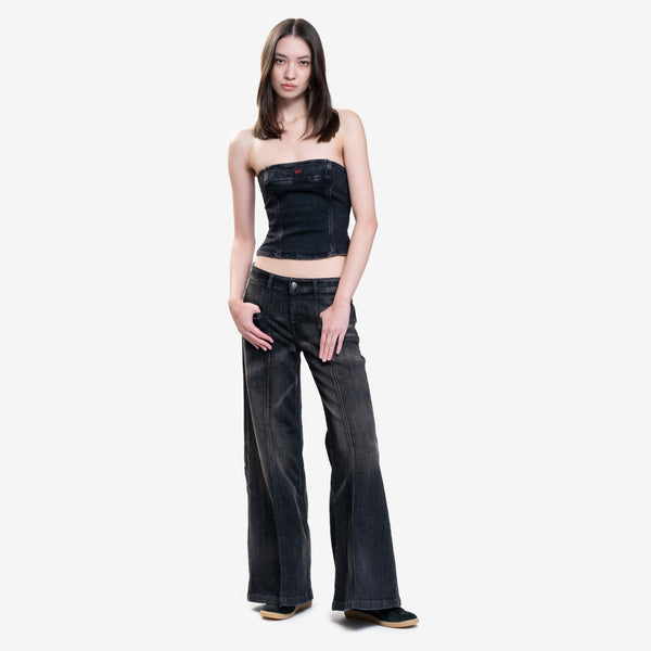 Womens DIESEL Clothing Brand - Deville Denim Tube Top