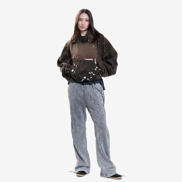 RRR123 Rivington Roi Rebis Mens Rose Hoody in Welder Brown