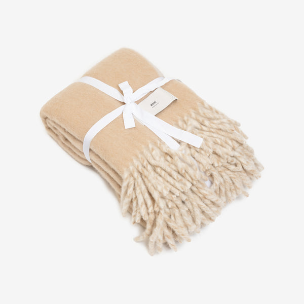 Ami Home - AMI Label Bicolour Blanket in Sand