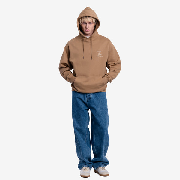 Mens Drôle de Monsieur - Le Slogan Calligraphy in Ice Brown