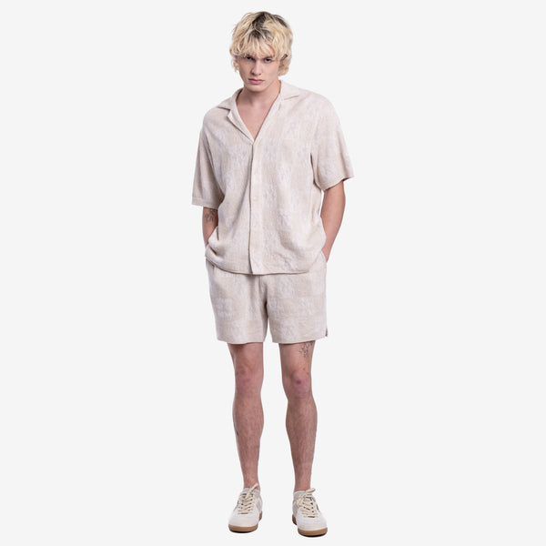 Represent Clothing Brand Mens Crochet Shirt in Multi